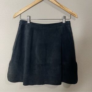 Emporio Armani Vintage 90’s Suede Skirt Black Size 6 (Italian size 42)